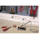 Multiprise Bremounta 6 voies (multiprise avec prises à 90 degrés, multiprise avec option de montage et câble de 3 m) blanc  - 5