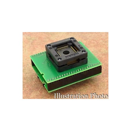 Adaptateur DIL48/LQFP64 ZIF HD64-2  - 1