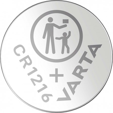 Pile bouton au Bouton Lithium CR1216  - 1