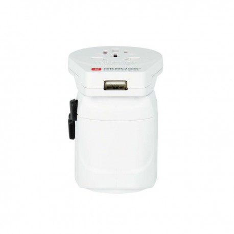 Le puissant adaptateur de voyage mondial à 3 pôles pour les voyageurs du monde entier avec port USB  - 4