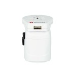 Le puissant adaptateur de voyage mondial à 3 pôles pour les voyageurs du monde entier avec port USB  - 4