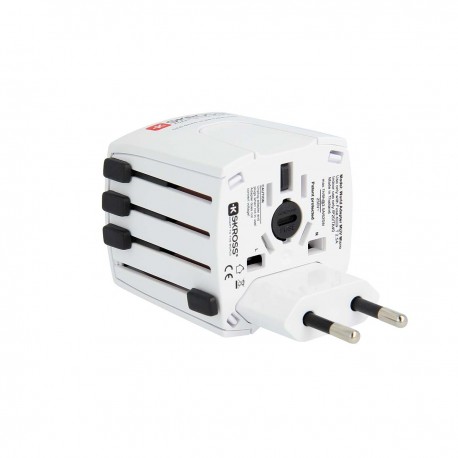 MUV USB (2xA) Adaptateur de voyage mondial compact à 2 pôles avec 2 ports USB intégrés  - 5