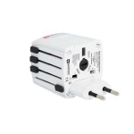 MUV USB (2xA) Adaptateur de voyage mondial compact à 2 pôles avec 2 ports USB intégrés  - 5