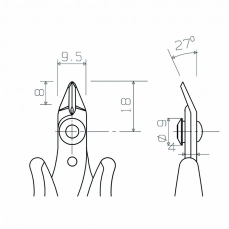 Pince Coupante 118 mm Précision  - 3