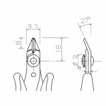 Pince Coupante 118 mm Précision  - 3