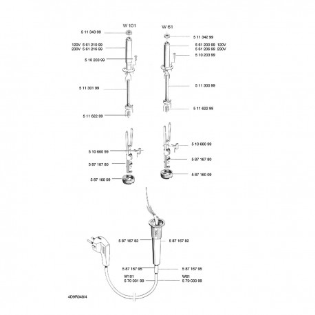 W 101 Fer à souder 100 W Fiche avec contact de terre, Allemagne  - 2