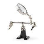 Aide de la troisième main avec la loupe  - 2