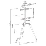 Support TV sur Pied  - 18