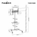 Support TV sur Pied  - 11