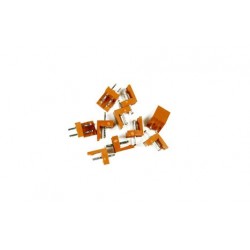 10 connecteurs mâles 2 contacts pour CI  - 1