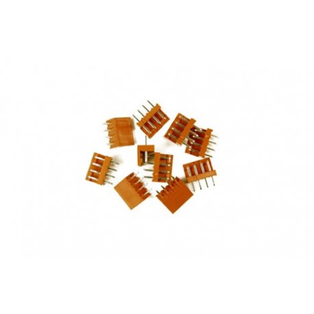 10 connecteurs mâles 4 contacts pour CI  - 1