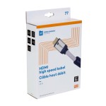 HHE Câble HDMI avec Ethernet haute vitesse AM - AM Connecteur HDMI - Connecteur HDMI 1.80 m Argent  - 3