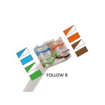 KS 6A Connecteur Keystone Data CAT6A  - 2