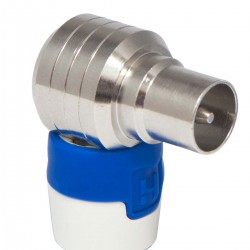 KOSWI 5 Connecteur IEC CATV Push On (Mâle, Perpendiculaire) - 50 piéces  - 1