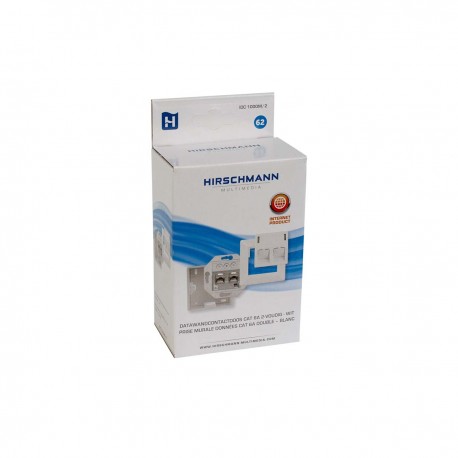 IDC 1000M2 Prise murale data 2x RJ45 CAT6A  - 3