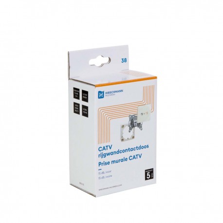 GEDU 15NL Prise murale pour système de passage 15 dB  - 2