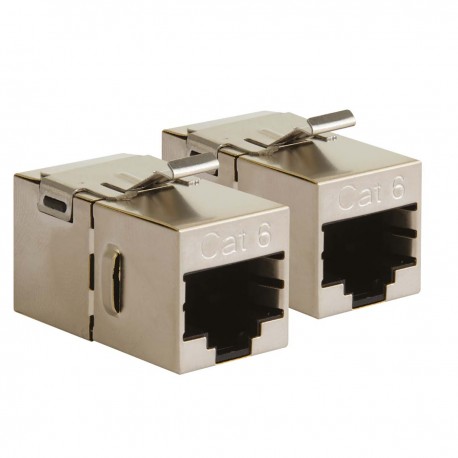 RJ45 coupler CAT6 2 pièces  - 1
