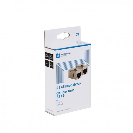 RJ45 coupler CAT6 2 pièces  - 2