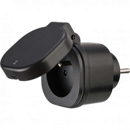 Prise WiFi brennenstuhl®Connect WA 3000 XS02 noir IP44  - 1