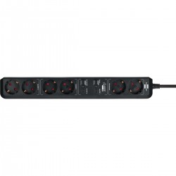 Prise intelligente brennenstuhl®Connect Eco-Line avec fonction de minuterie à 6 voies  - 1