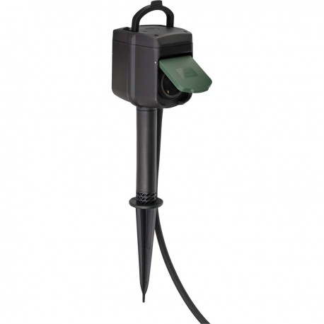 brennenstuhl®Connect WIFI prise extérieure intelligente 2 voies / prise extérieure intelligente IP44 avec piquet de terre et   -