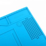 Tapis de soudage en silicone avec compartiments PCW10B