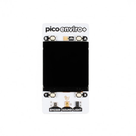 Face avant de la platine Pimoroni Pico Enviro+ pour Pi Pico