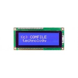 NALCD-162BLB afficheur alphanumérique 2 x 16 carac. à commandes RS232