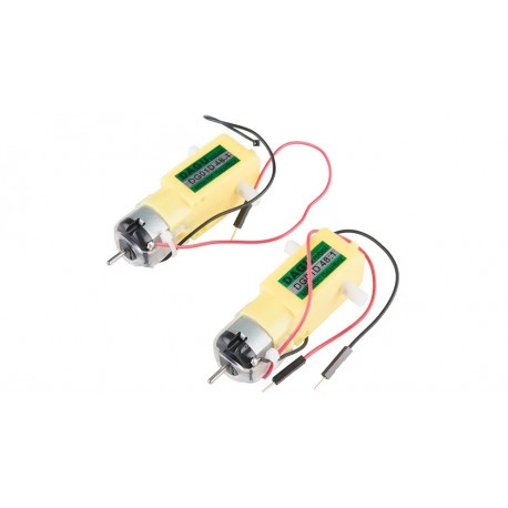 ROB-13302 Paire de motoréducteurs économiques (pignon plastique)