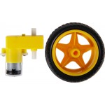 kit roue + motoréducteur coudé double arbre JOY-IT COM-MOTOR04