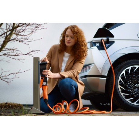 Cable de recharge HELIX Type 2 à mémoire de forme