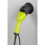 Exemple d'utilisation du support mural coudé pour câble de charge Type 2