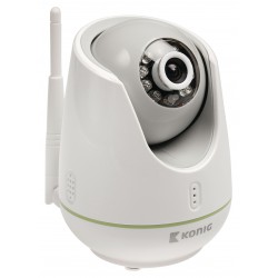 Moniteur de surveillance IP pour bébé Audio / Video 2.4 GHz Blanc/Gris  - 1