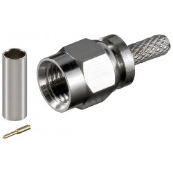 Connecteur SMA mâle à sertir pour câble RG174/U