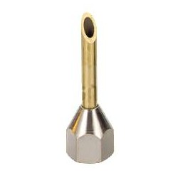 Buse bronze biseautée longue 3 mm pour pistolet à colle K800, K2200 et K3350