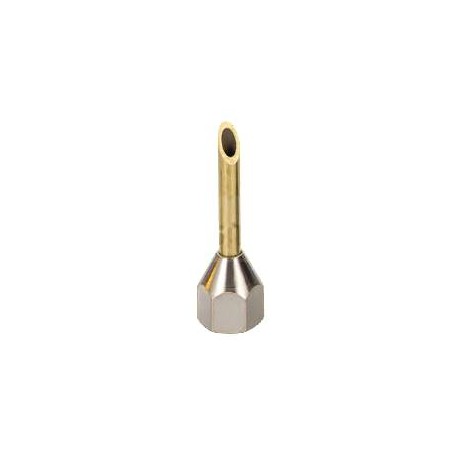 Buse bronze biseautée longue 3 mm pour pistolet à colle K800, K2200 et K3350