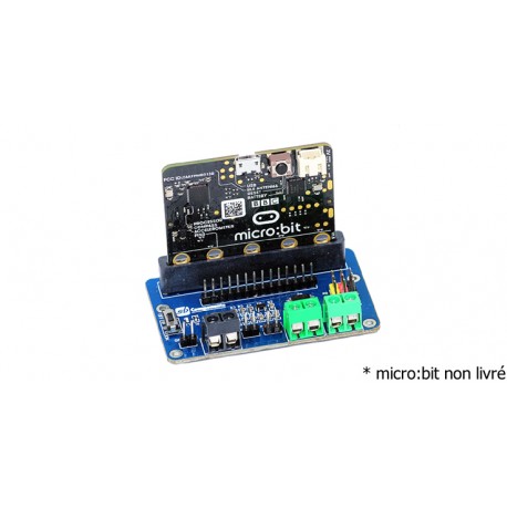 Exemple d'utilisation du module MOTOR DRIVER pour micro:bit