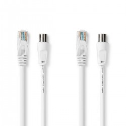 Câble combiné Coax et Cat6  - 1