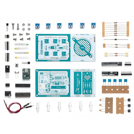 Détail du contenu du kit Arduino® Make Your UNO Kit AKX00037