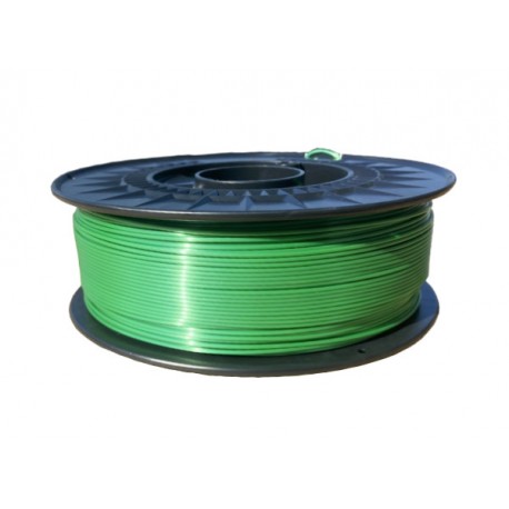 Fils PLA 1,75 mm SILK vert foncé (1 Kg)