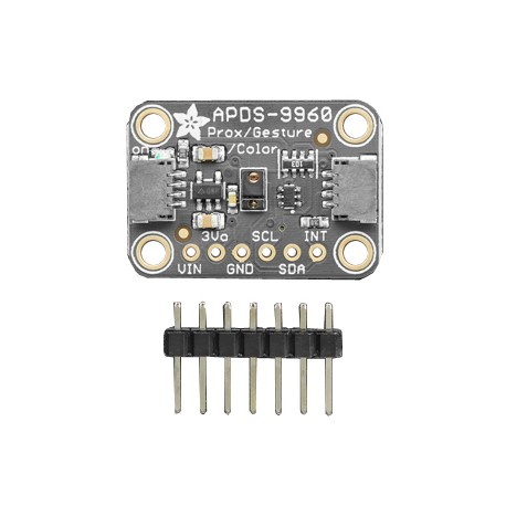 Capteur de proximité, geste et couleur APDS9960 avec son connecteur
