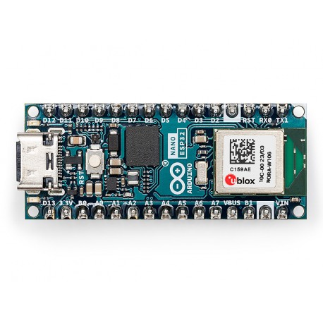 Carte Arduino® Nano ESP32 ABX00083 vue de dessus