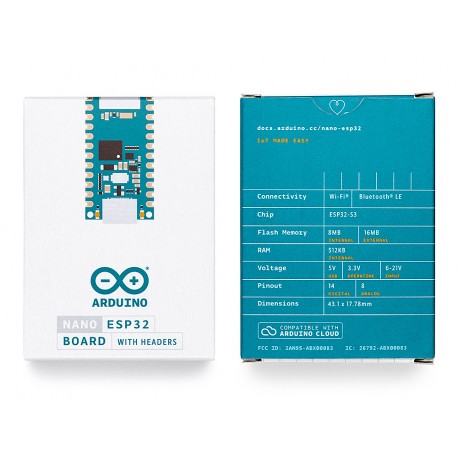 La boite du Arduino® Nano ESP32 ABX00083