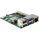 Vue de côté de la platine Radxa Rock 4 Modèle C+ 4 GB