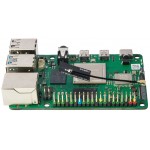 Vue de face de la platine Radxa Rock 4 Modèle C+ 4 GB