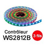 Rubans adressables contrôleur WS2812B