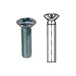 Vis à tête fraisée bombée