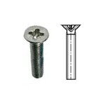 Vis à tête fraisée plate