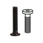 Vis à tête plate bas profil