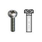 Vis à tête cylindrique bombée